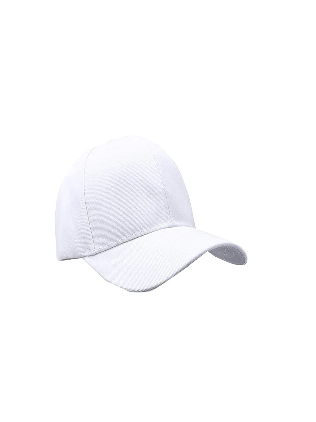 

TEEMOODS Unisex Cotton Baseball Cap, White