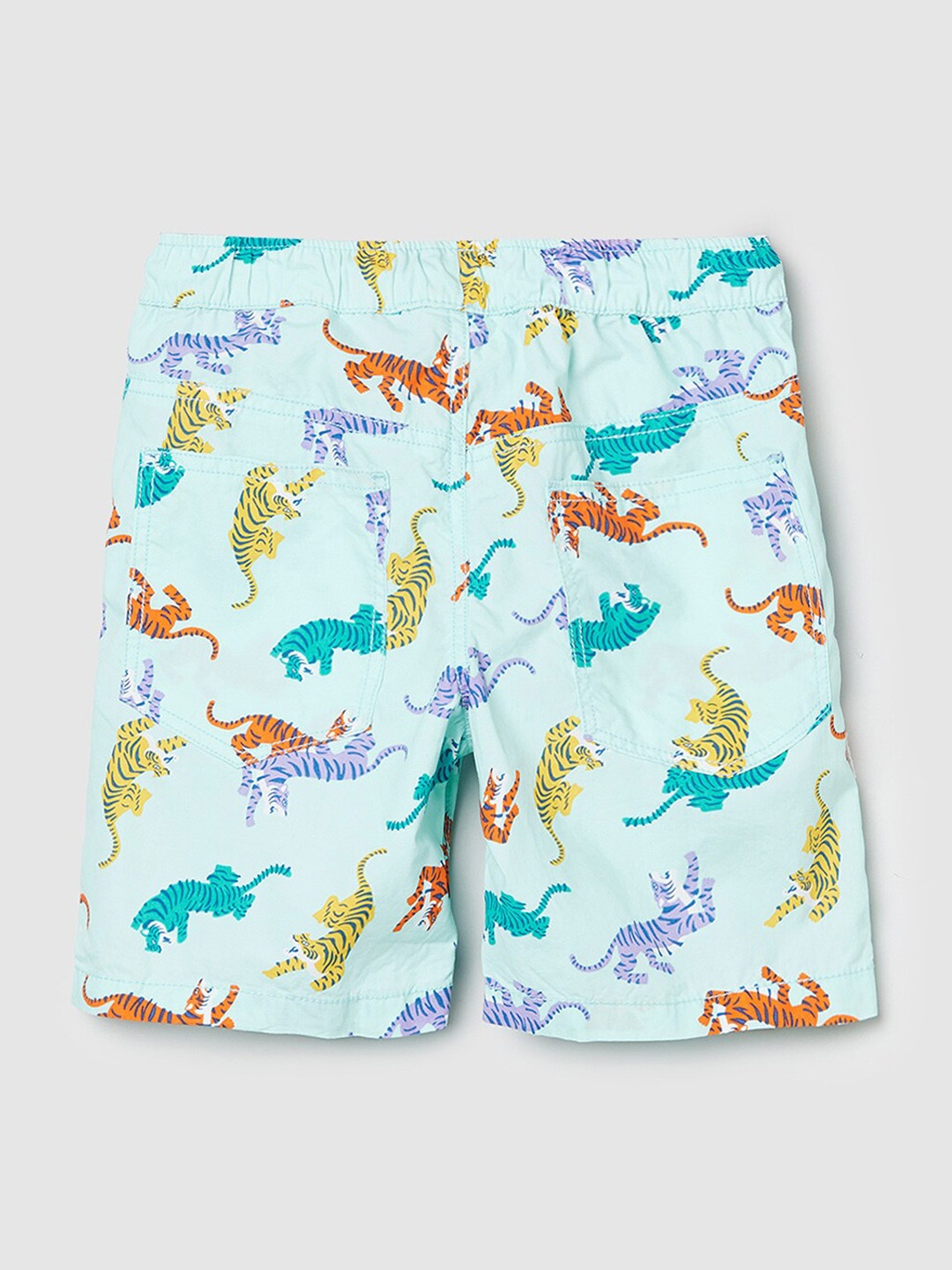 

max Boys Conversational Printed Pure Cotton Shorts, Blue