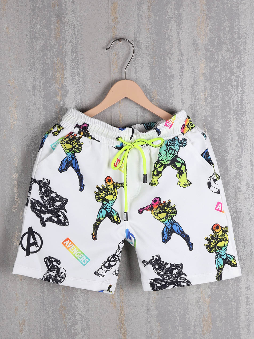 

Albion Boys Floral Printed Outdoor Shorts, White