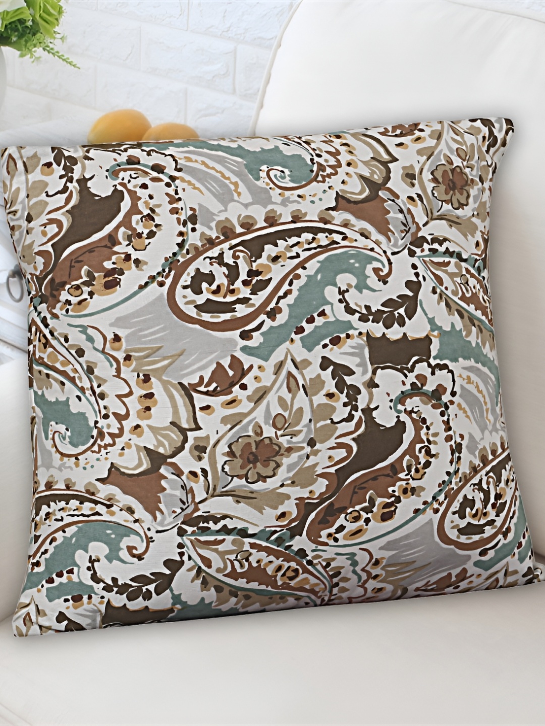 

Texstylers Brown 5 Pieces Square Cushion Covers