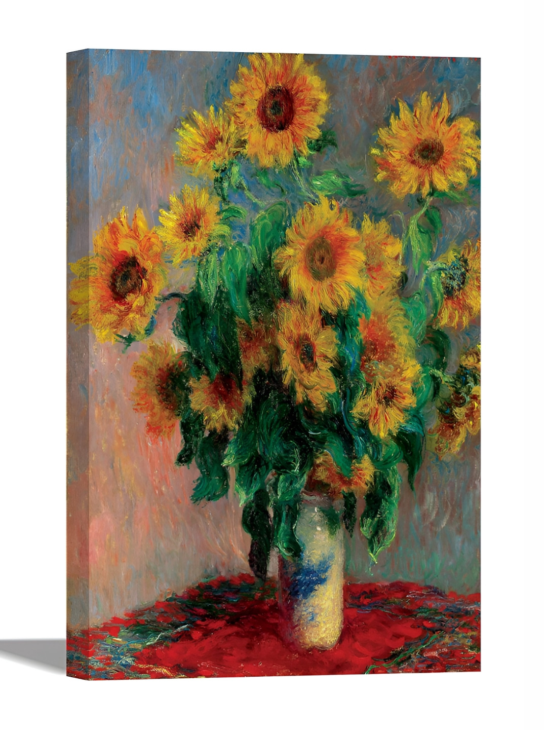 

Tamatina Green & Yellow Bouquet of Sunflowers Canvas Wall Decor