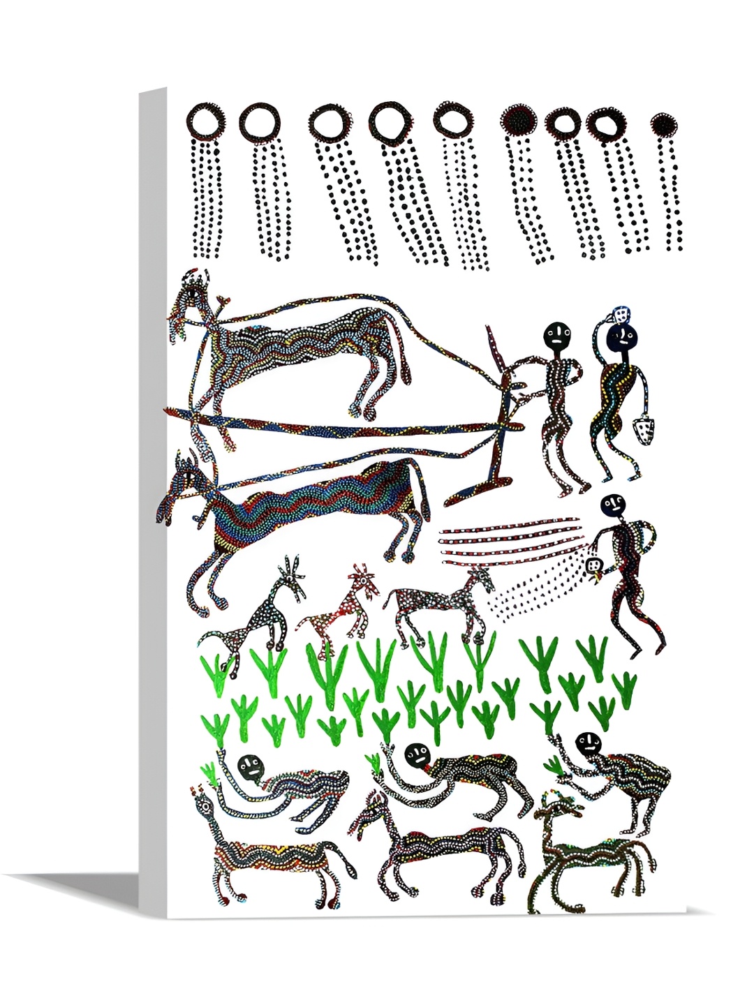 

Tamatina Black & White A Life of Farmer Printed Wall Art