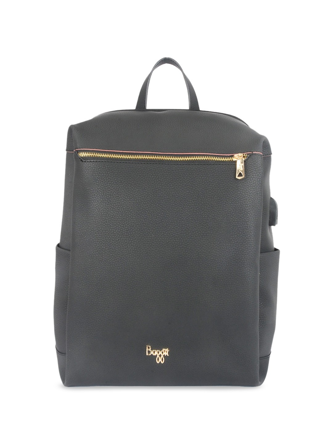 

Baggit PU Structured Handheld Bag, Black