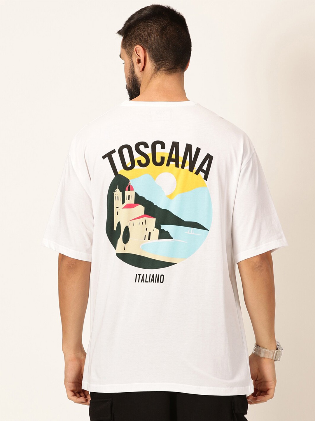 

Thomas Scott Round Neck Typography Printed Bio Finish T-shirt, White