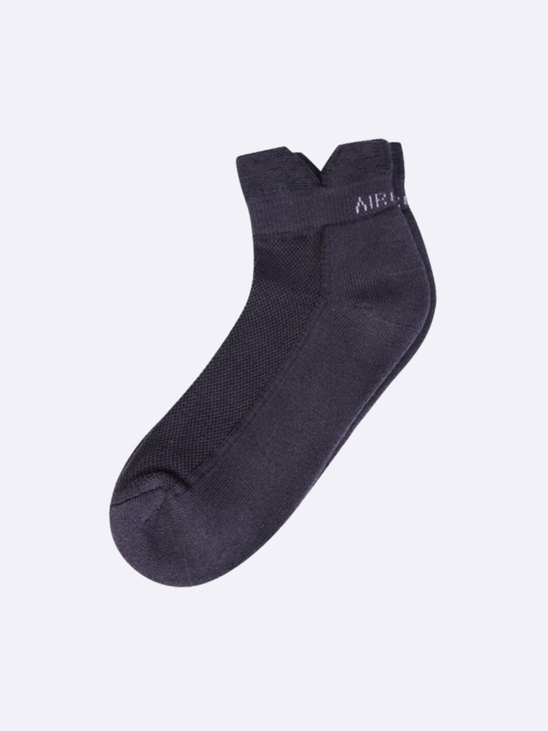 

AIR GARB Unisex Anti-Bacterial Ankle-Length Socks, Grey