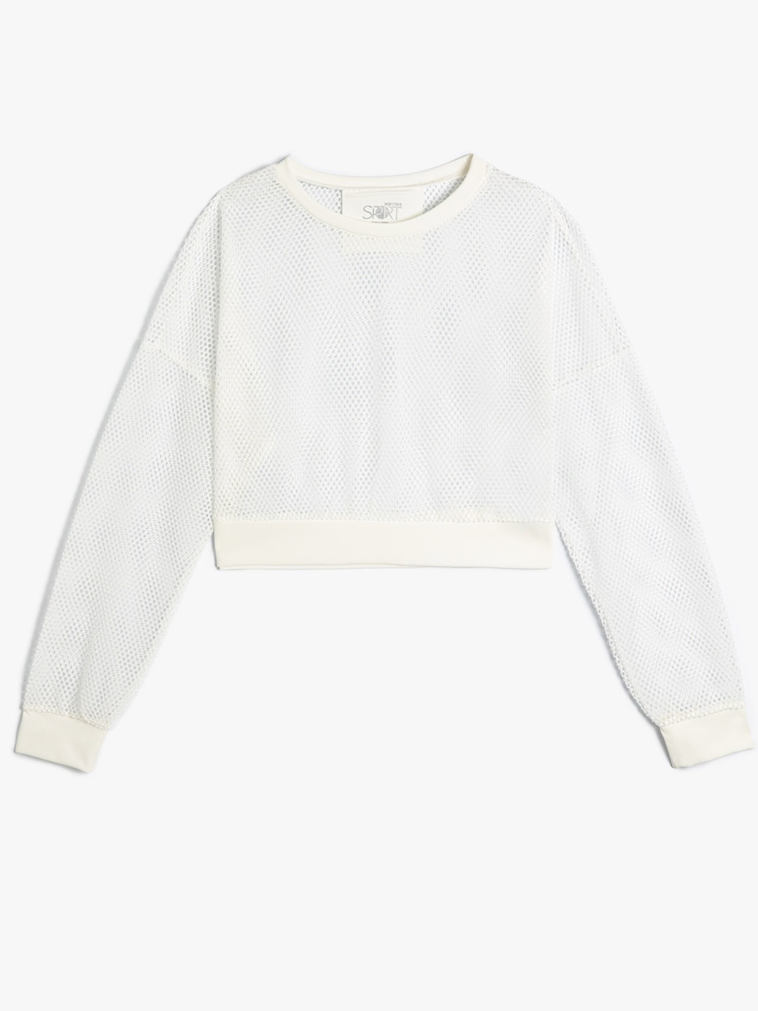 

Koton Round Neck Long Sleeves T-shirt, White