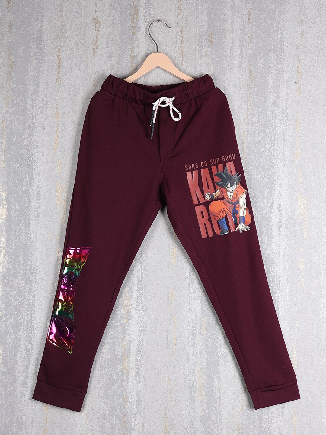 

Albion By CnM Boys Graphic-Printed Track Pants, Maroon