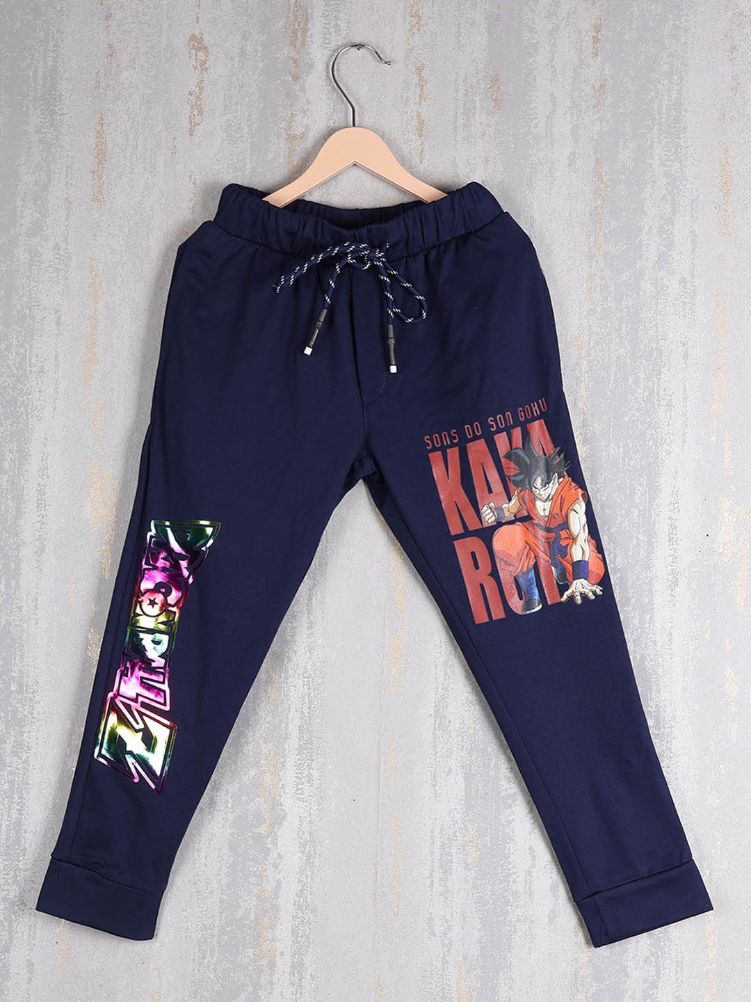 

Albion Boys Printed Track Pants, Navy blue