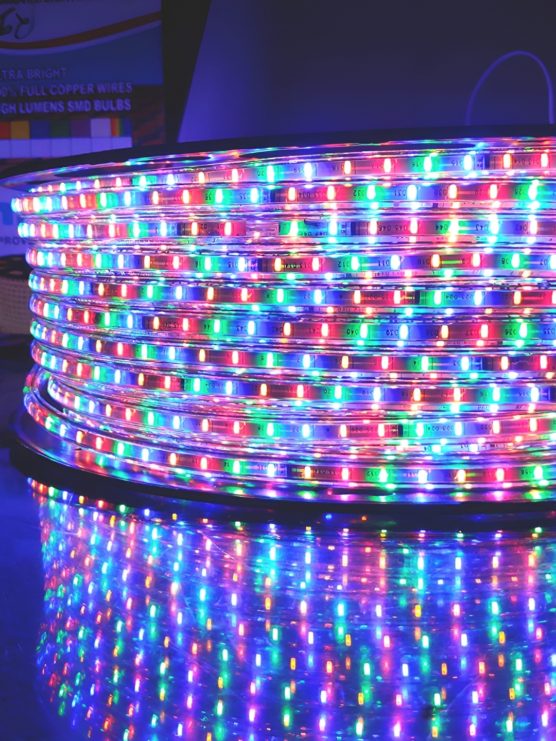 

Vaibhavi Twenty4X7 Red & Blue Strip Rope Water Proof LED String Light With Adapter