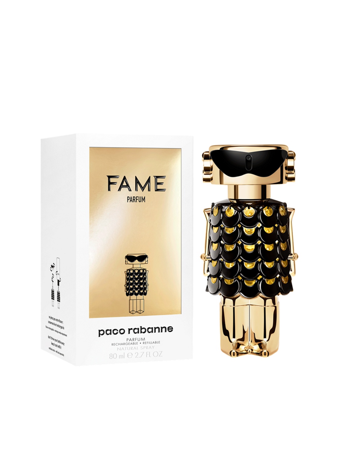 

Paco Rabanne Women Fame Eau De Parfum Natural Spray - 80 ml, Black