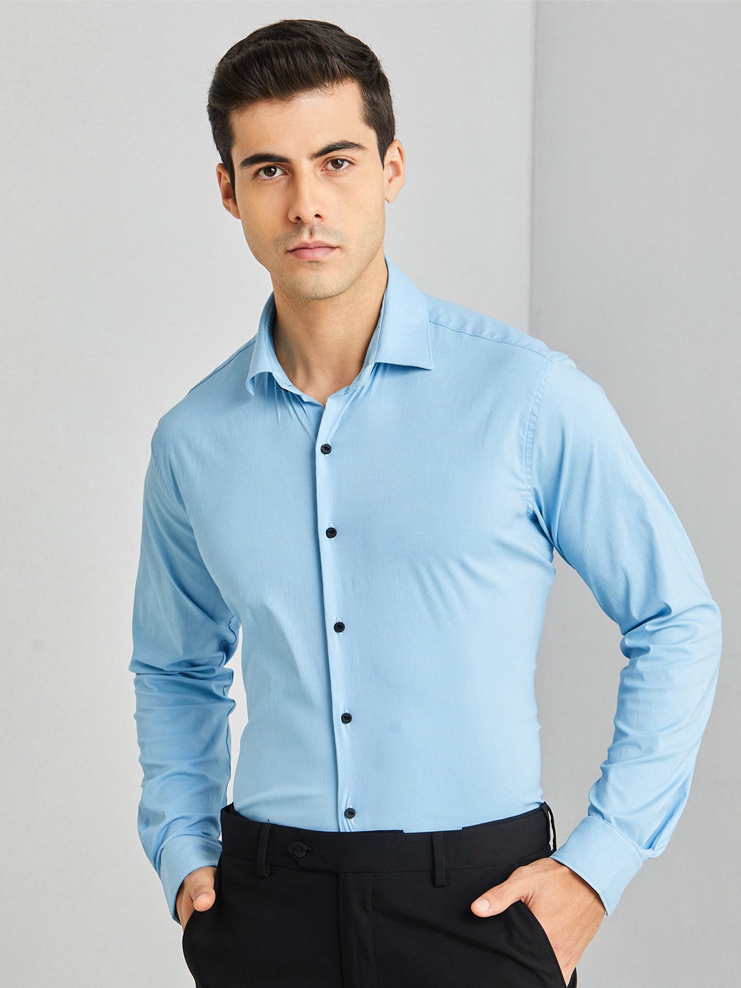 

Stori Cotton Party Shirt, Blue