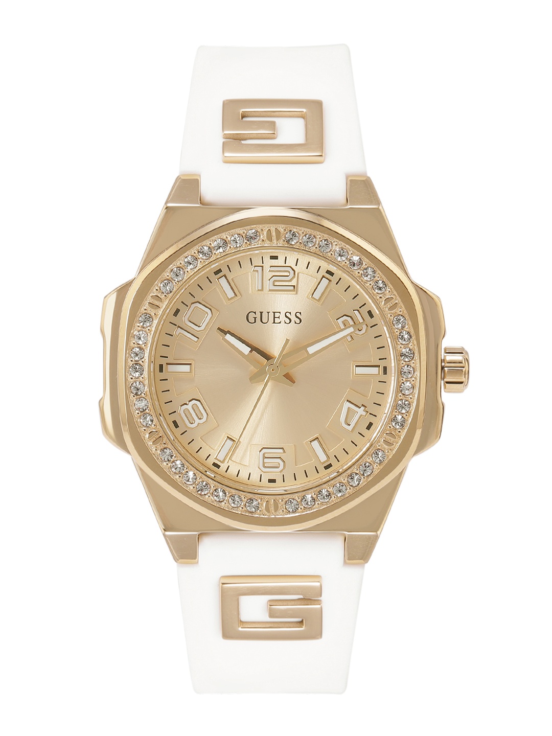 

GUESS Women Dial & Straps Analogue Watch GW0617L2, Gold
