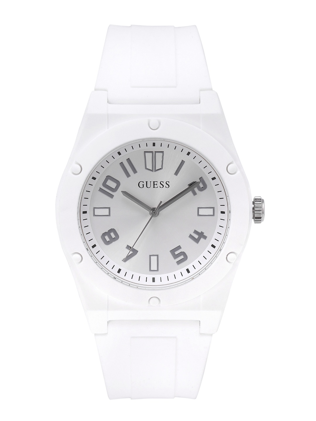 

GUESS Men Dial & Straps Analogue Watch U1382G1M, White