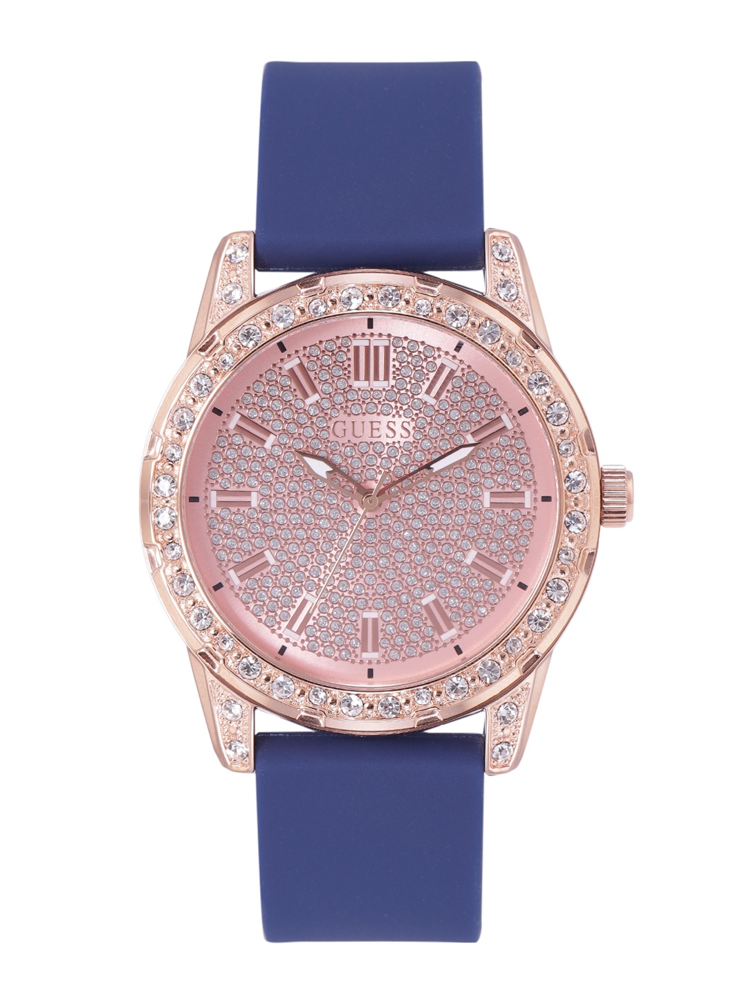 

GUESS Women Dial & Straps Analogue Watch U1354L2M, Rose gold