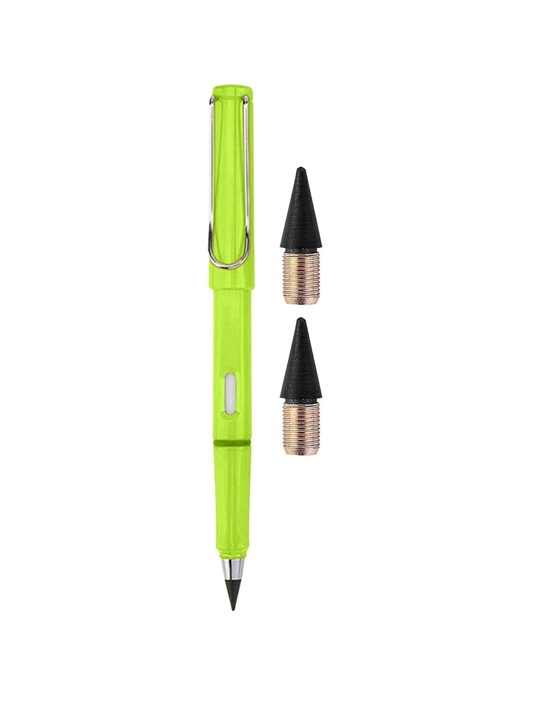 

Alexvyan 2 Graphite Nib with Extra Eraser Inside & Replaceable Head, Green