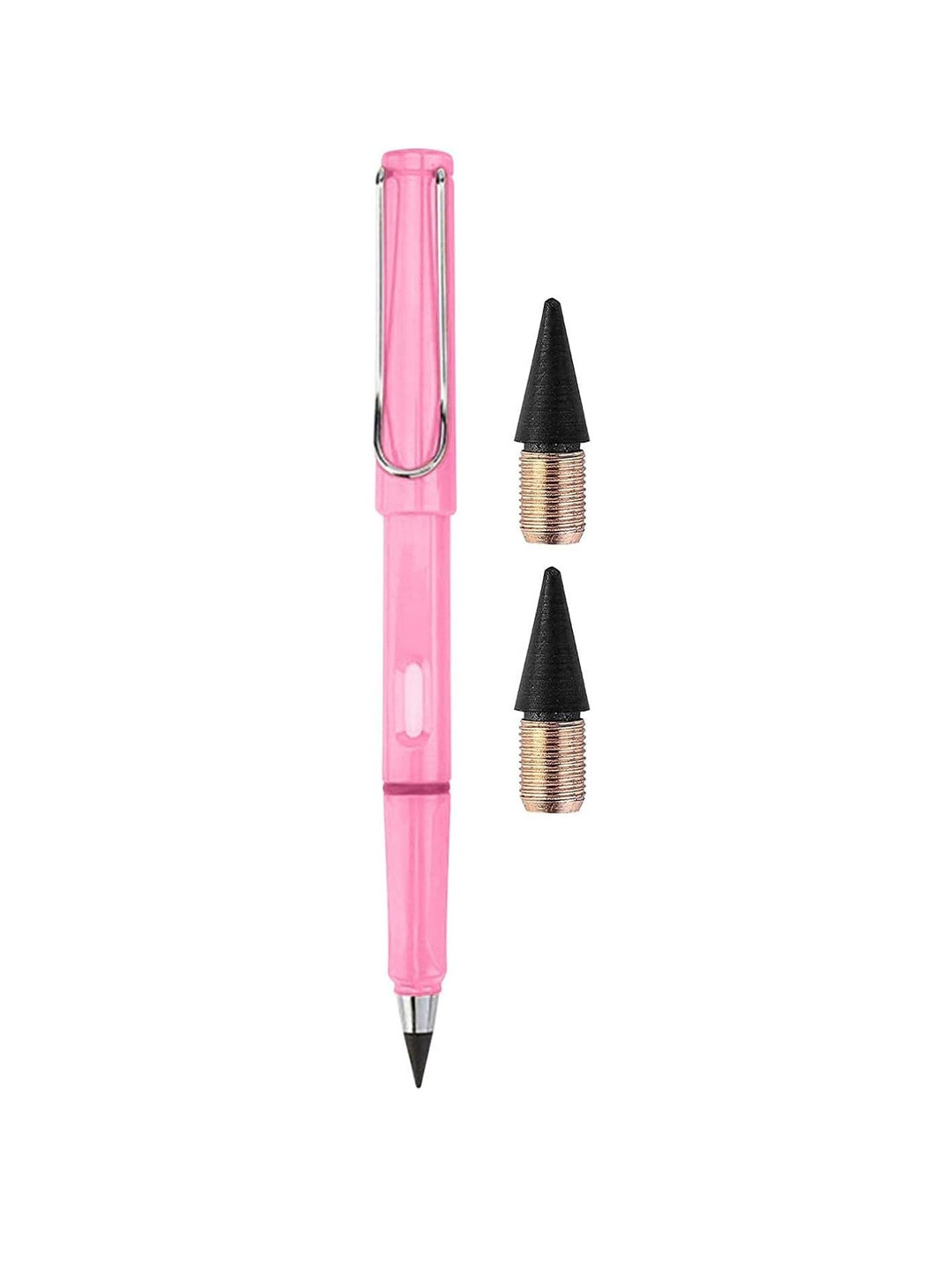 

Alexvyan 2 Graphite Nib with Extra Eraser Inside & Replaceable Head, Pink