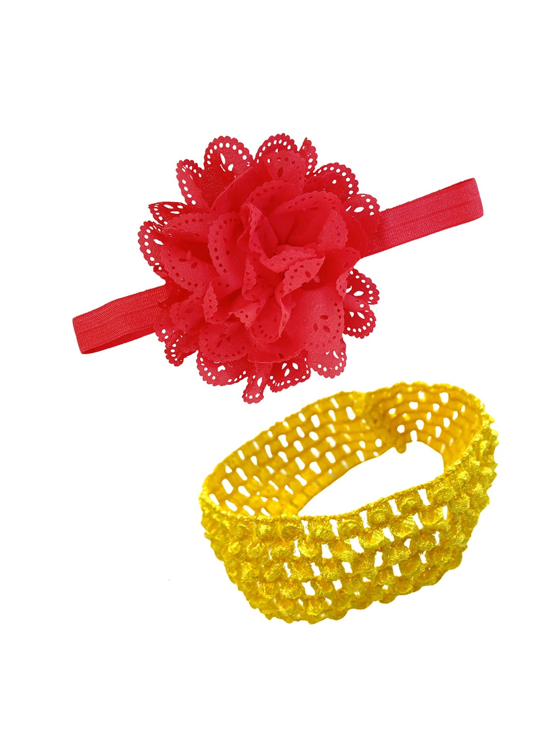 

BAESD Girls Set of 2 Lace Hairband, Red