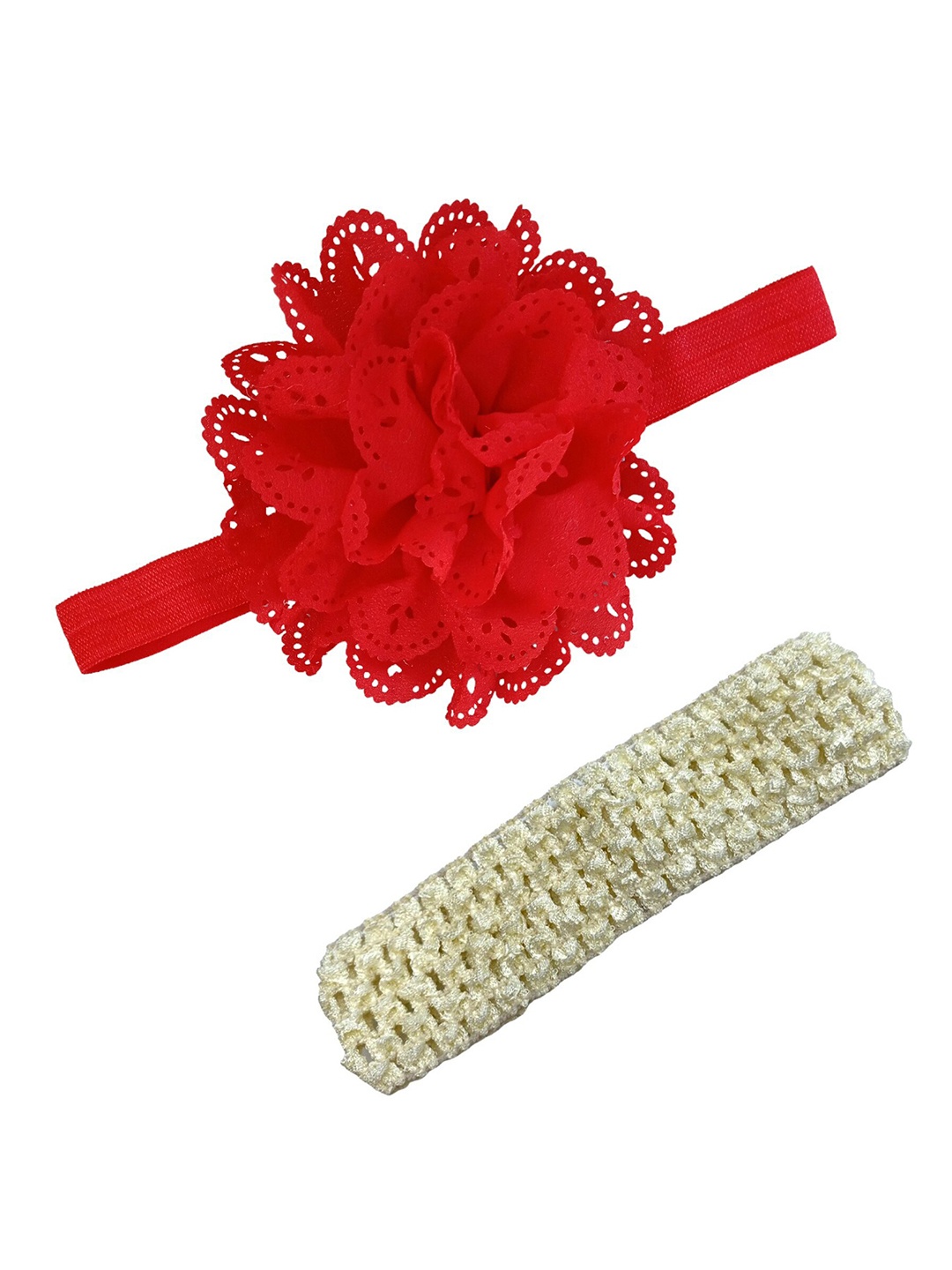 

BAESD Girls Set of 2 Lace Hairband, Red