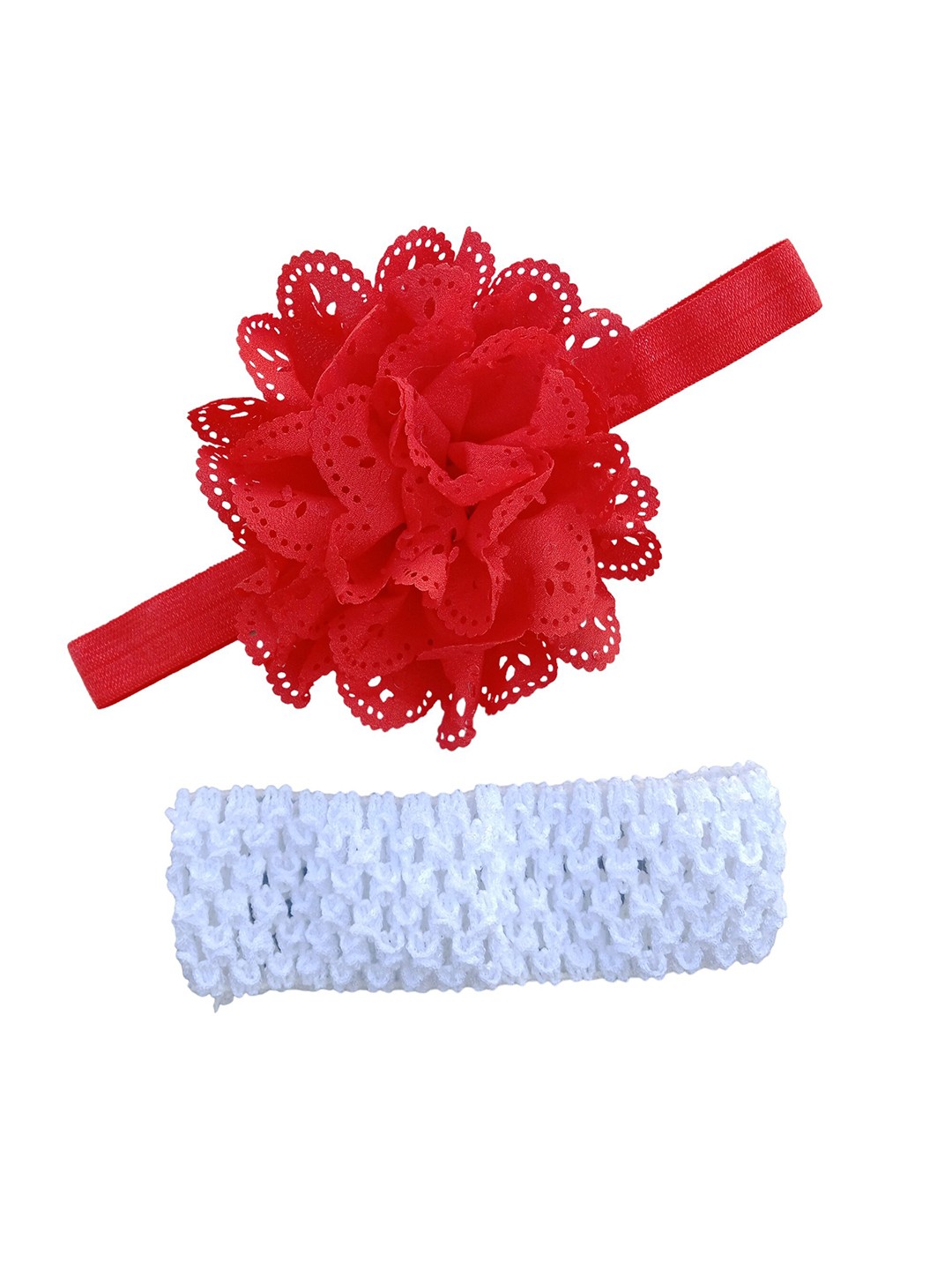 

BAESD Girls Set of 2 Lace Hairband, Red