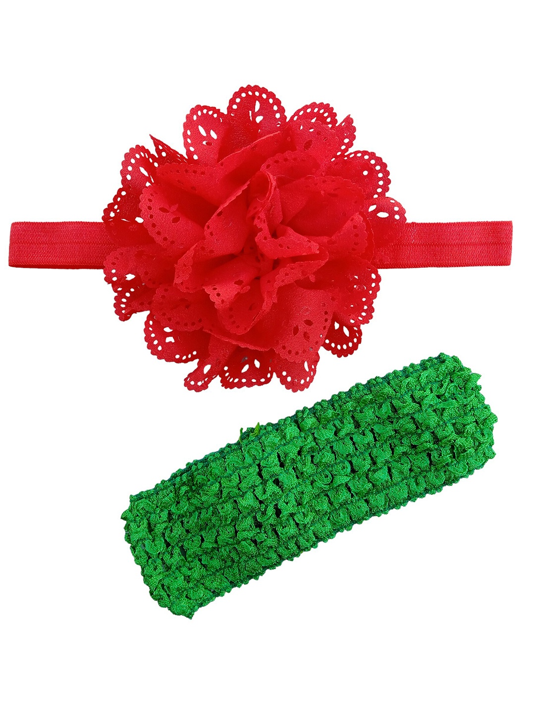 

BAESD Girls Set of 2 Lace Hairband, Red