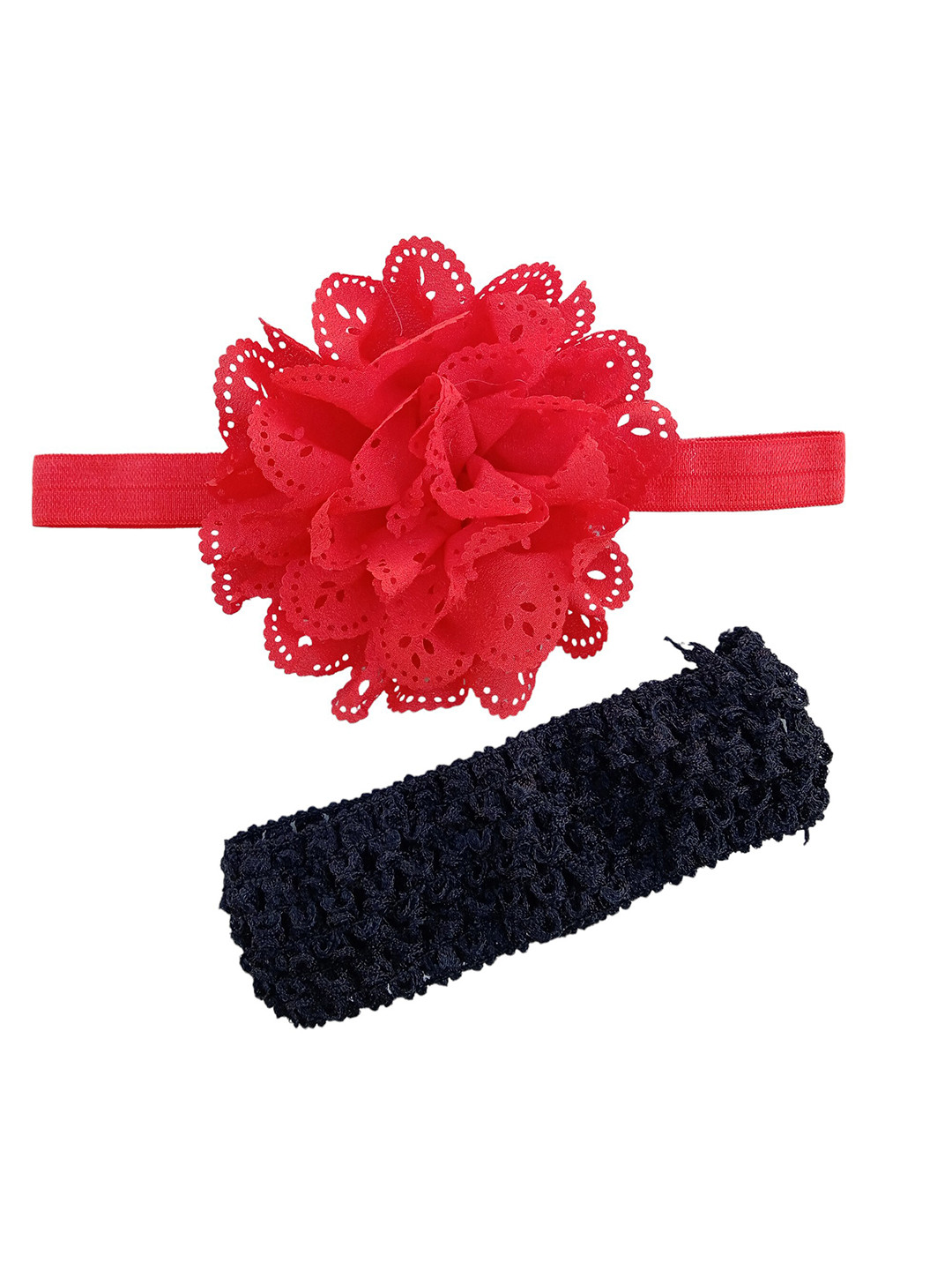 

BAESD Girls Set of 2 Lace Hairband, Red
