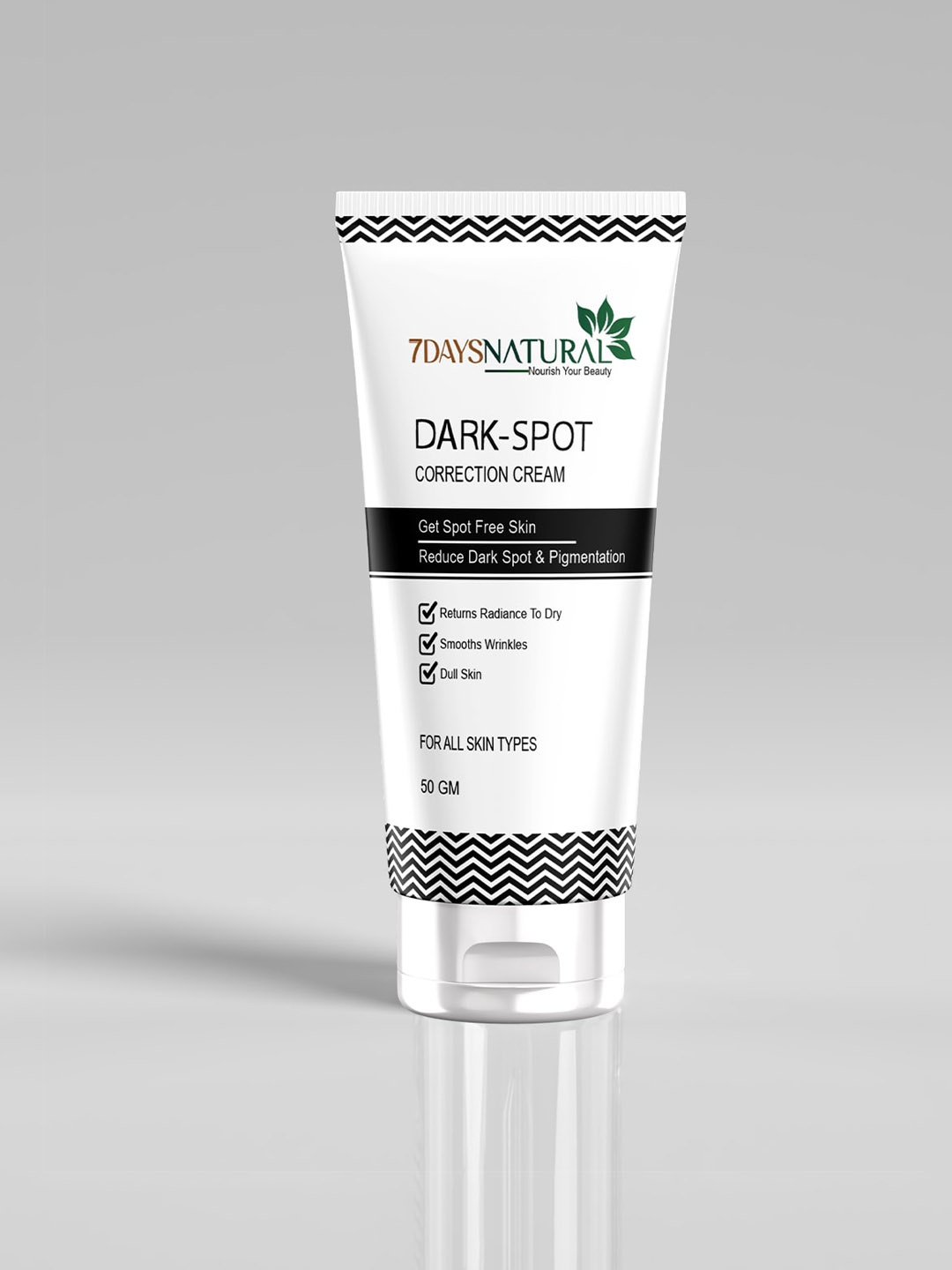 

7 DAYS Natural Dark Spot Correction Cream with Aloevera & Sunflower - 50 g, White