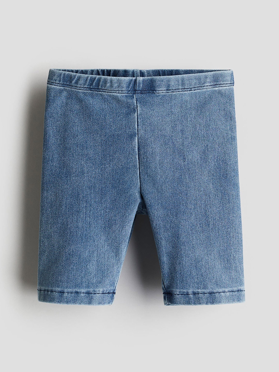 

H&M Girls Washed-Look Cycling Shorts, Blue