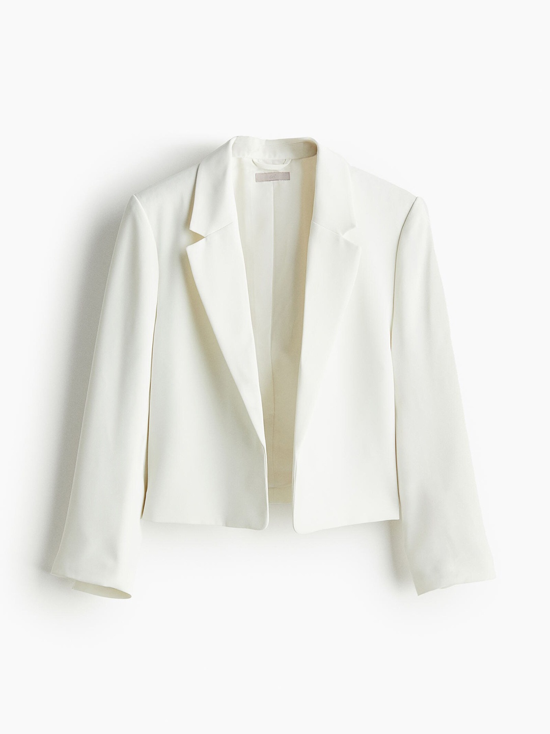 

H&M Women Slit-Cuff Blazer, White
