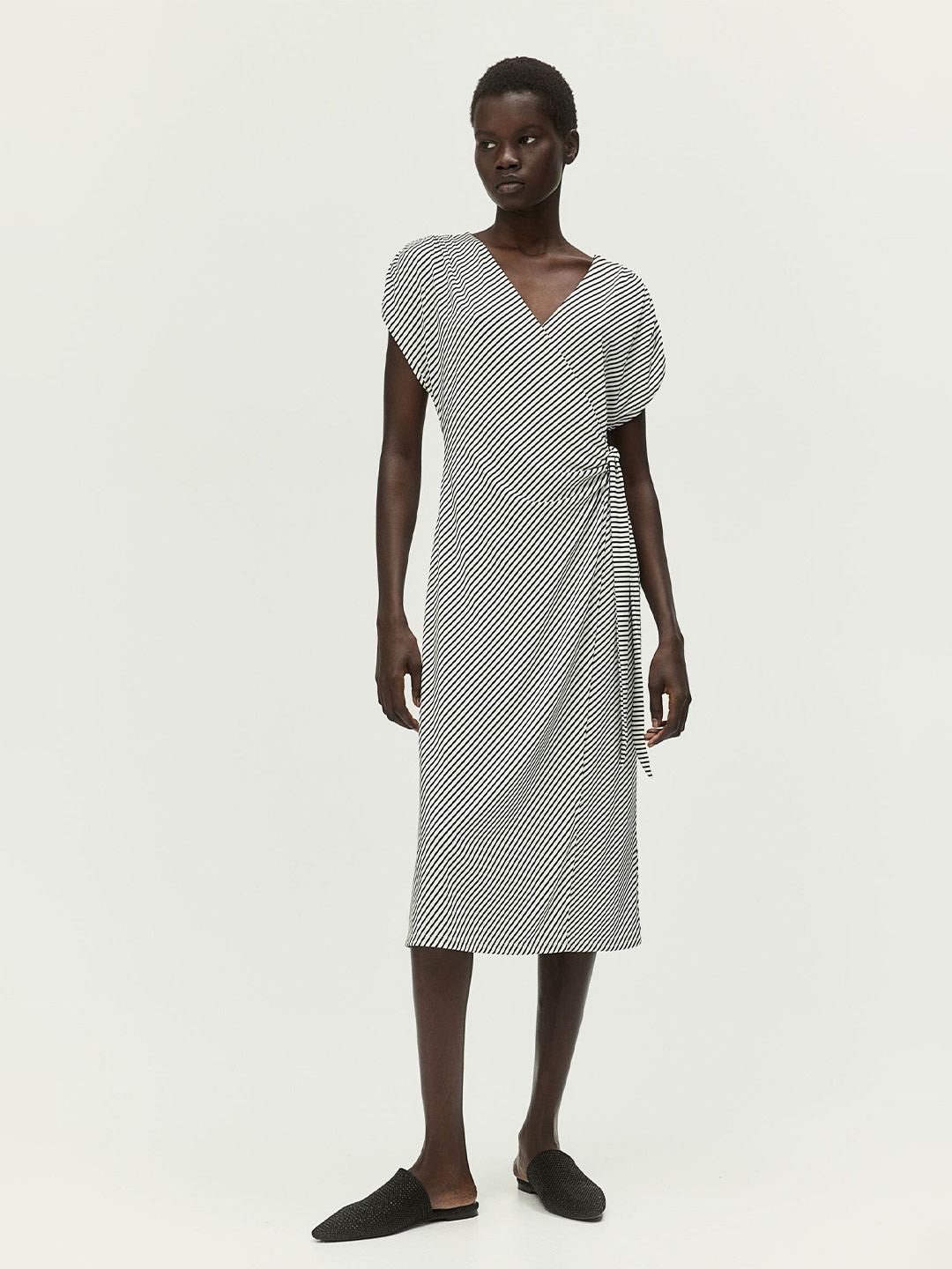 

H&M Jersey Wrap Dress, White