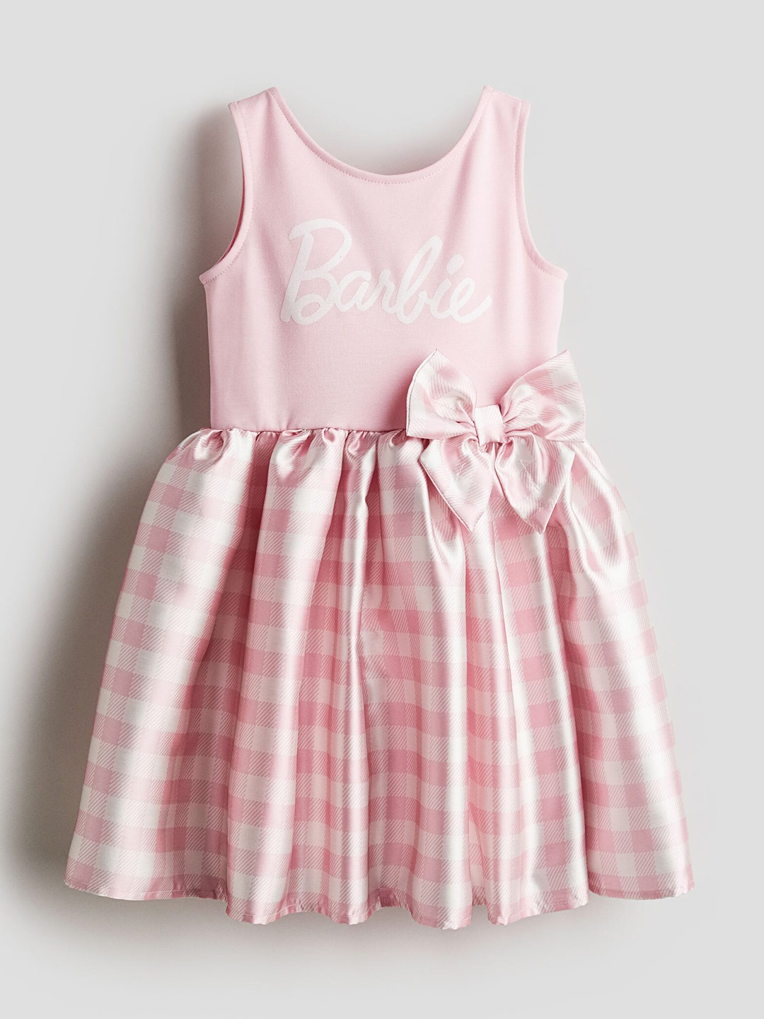 

H&M Girls Bow-Detail Dress, Pink