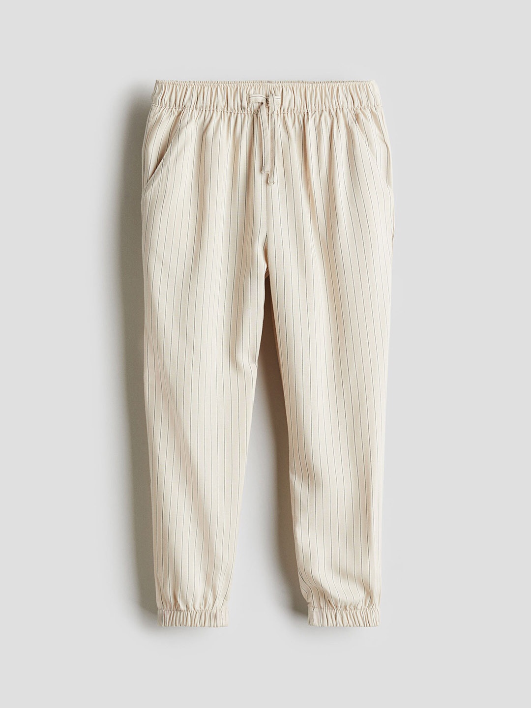 

H&M Girls Woven Joggers, Beige