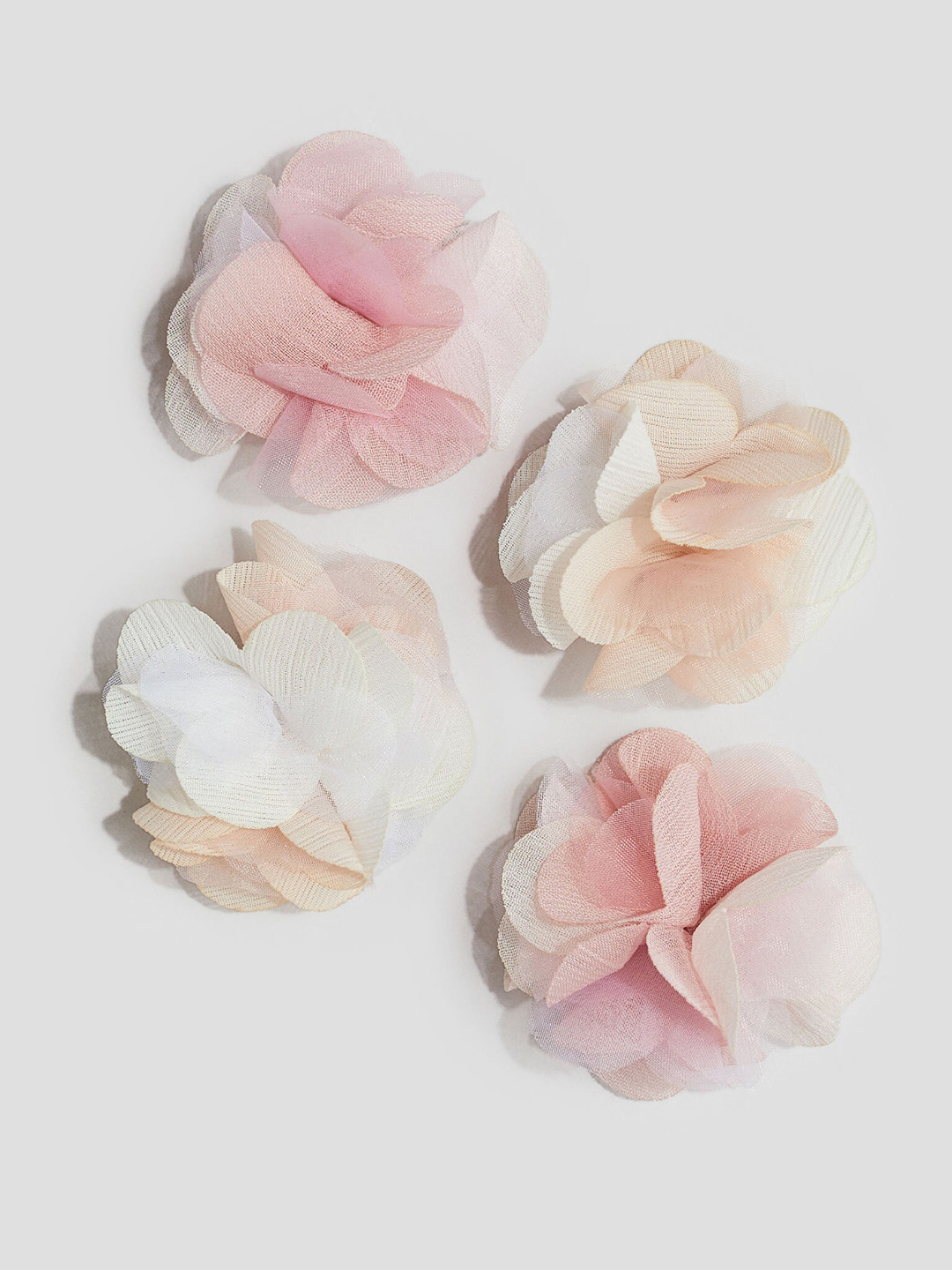 

H&M Girls 4-Pack Hair Clips, Pink