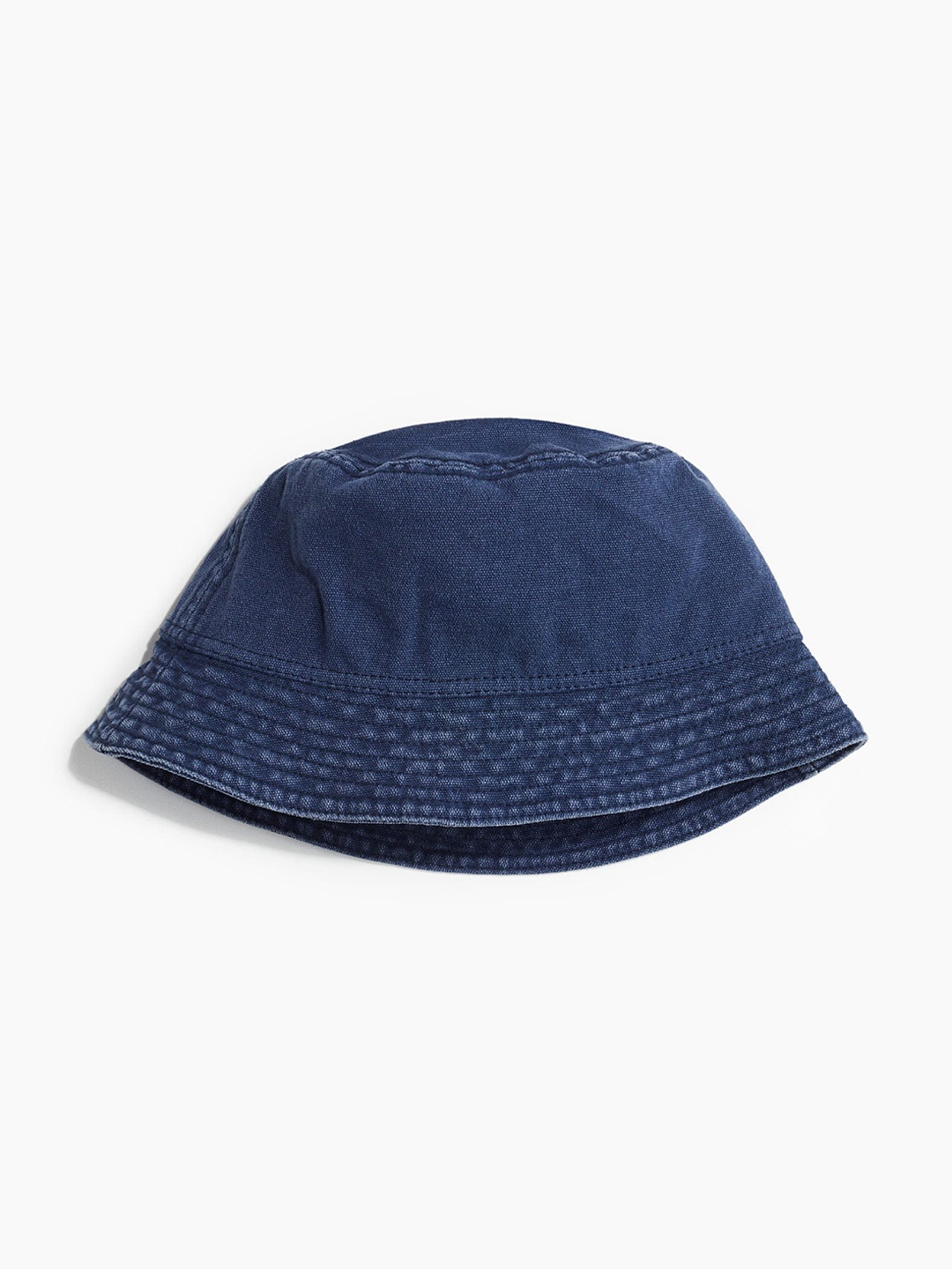 

H&M Men Cotton Bucket Hat, Blue