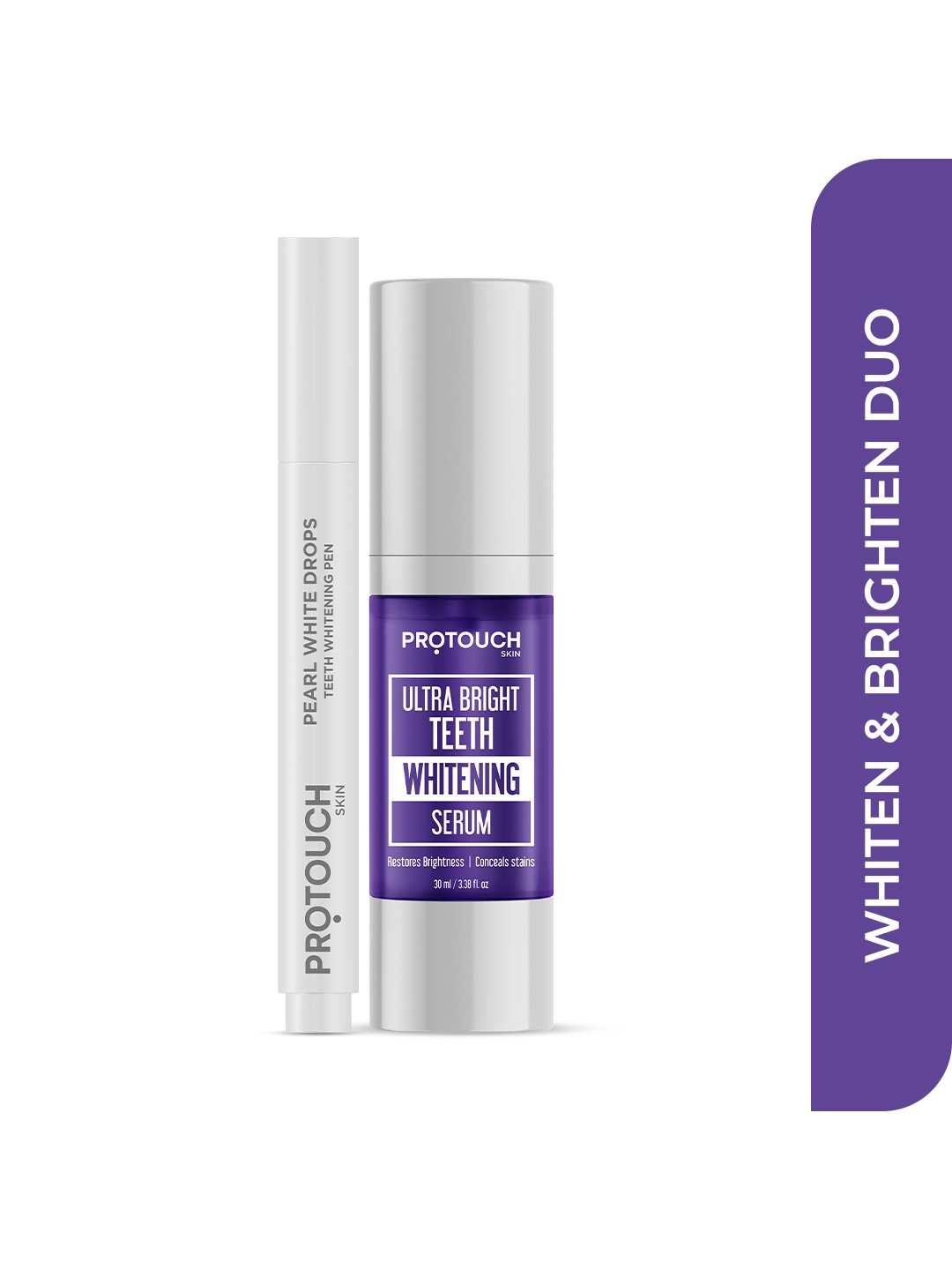 

PROTOUCH Ultra Bright Teeth Whitening Serum 30ml & Pearl White Drops