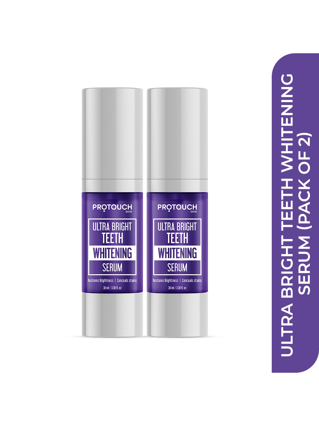 

PROTOUCH Set Of 2 Ultra Bright Teeth Whitening Serum- 30ml Each, White