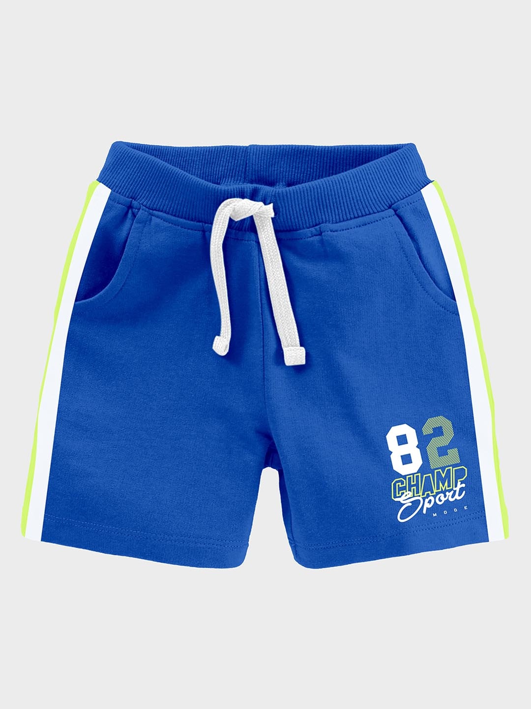 

CODEZ Boys Cotton Mid-Rise Shorts, Blue