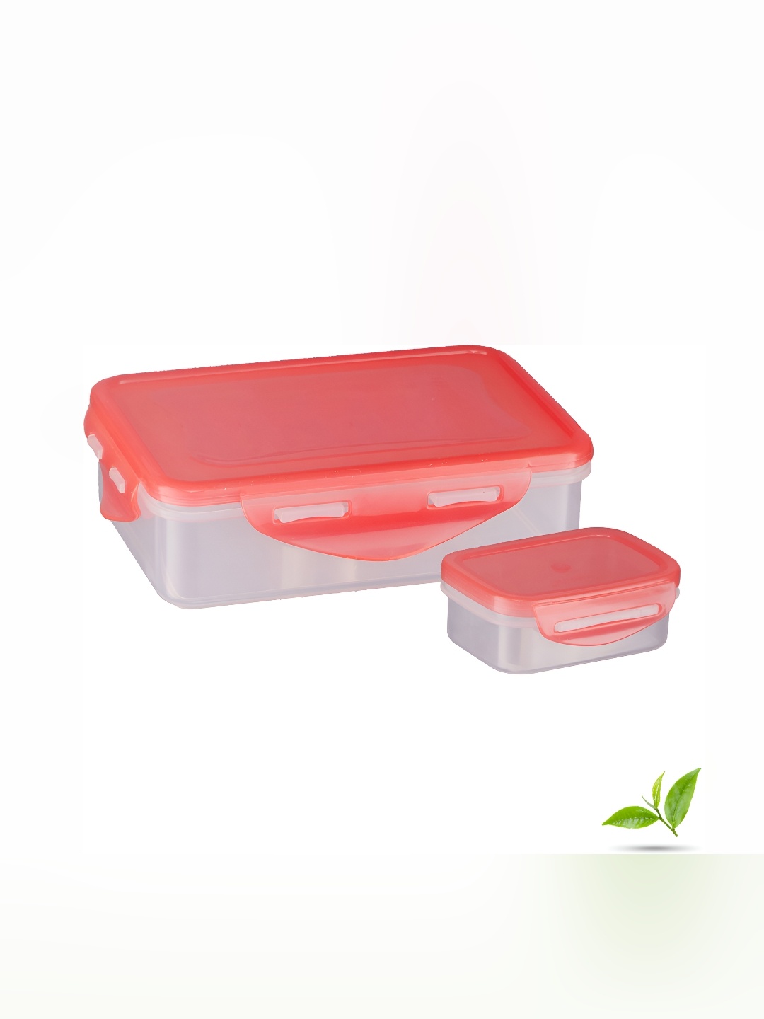 

Trueware Red & White Dishwasher Safe Lunch Box 650ml