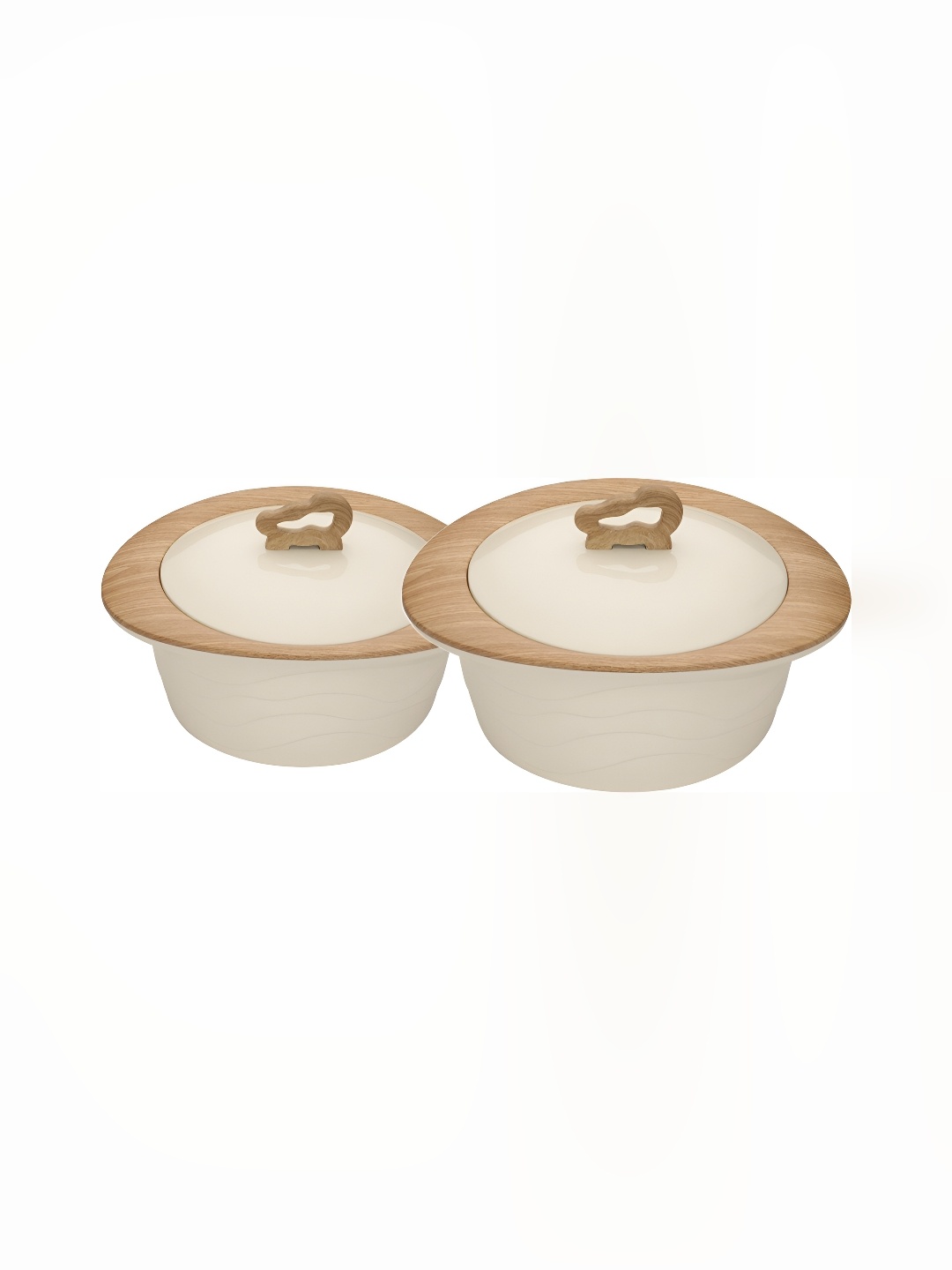 

Trueware Beige 2Pcs Dishwasher Safe Casserole Set 2.5l