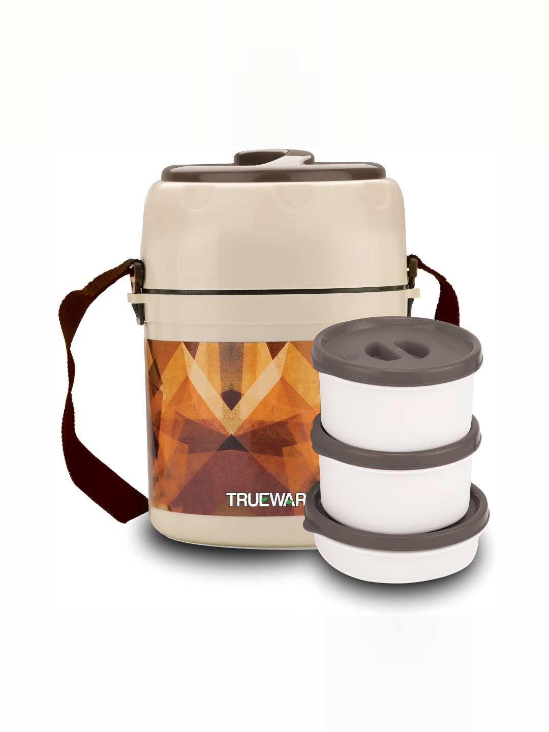 

Trueware Brown Plastic Dishwasher Safe Lunch Box