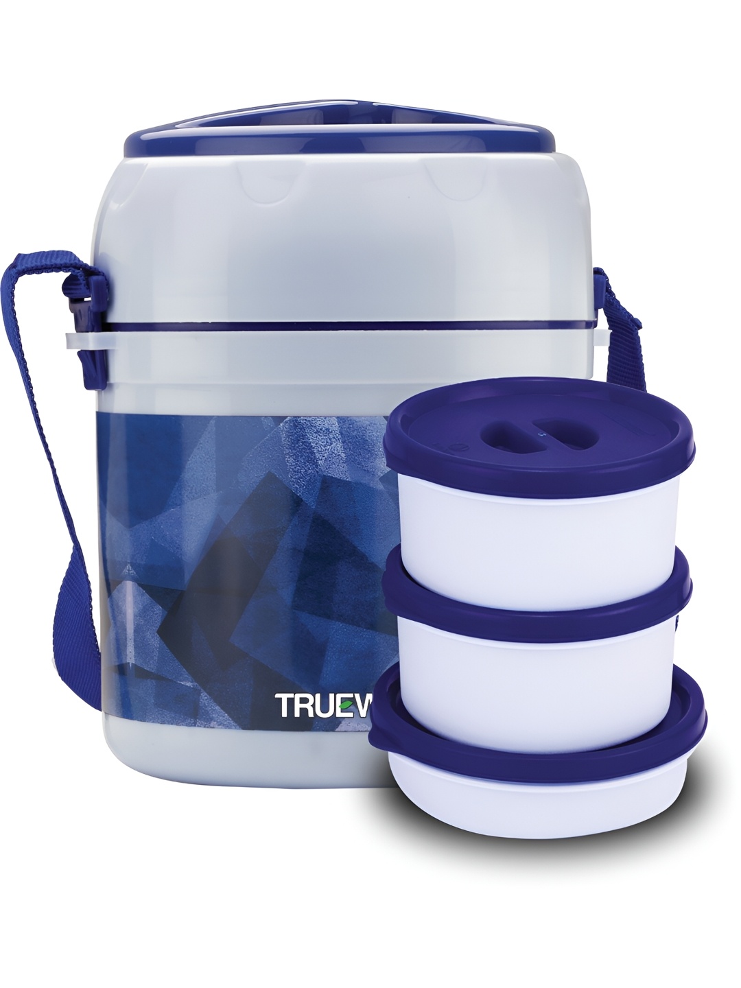 

Trueware Blue & Grey Dishwasher Safe Lunch Box