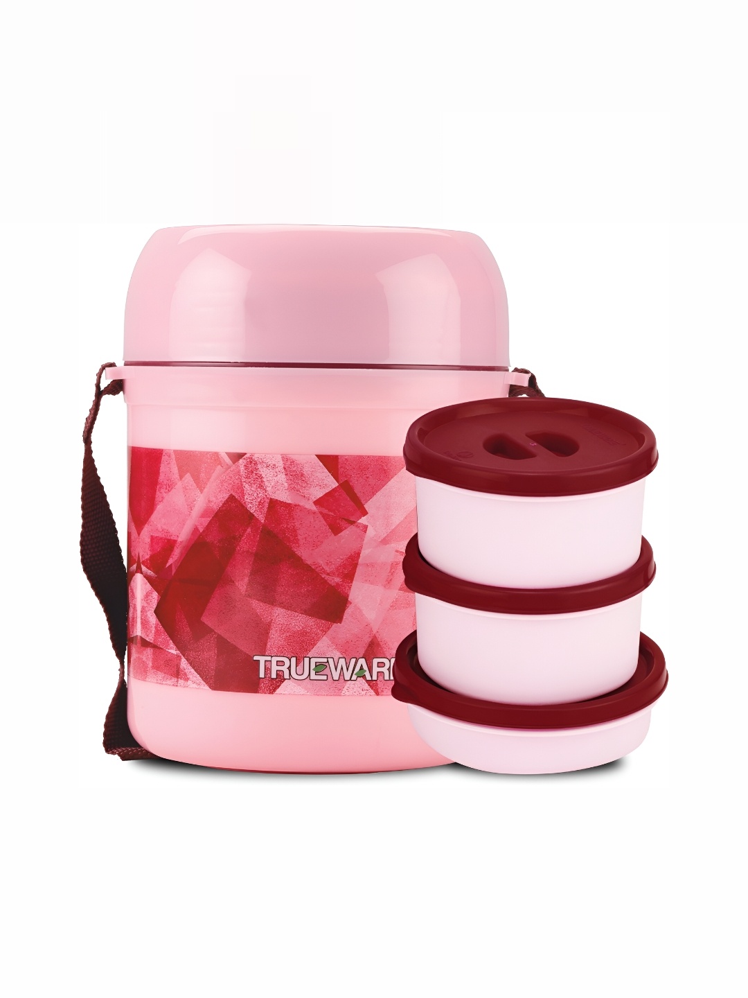 

Trueware Pink Dishwasher Safe Lunch Box 300 ml