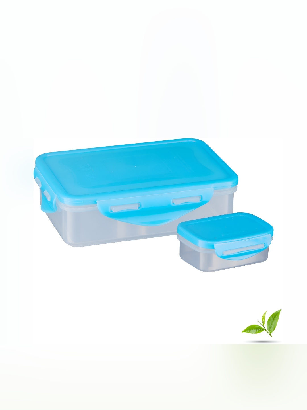 

Trueware Blue & White 2 Pieces Dishwasher Safe Lunch Box