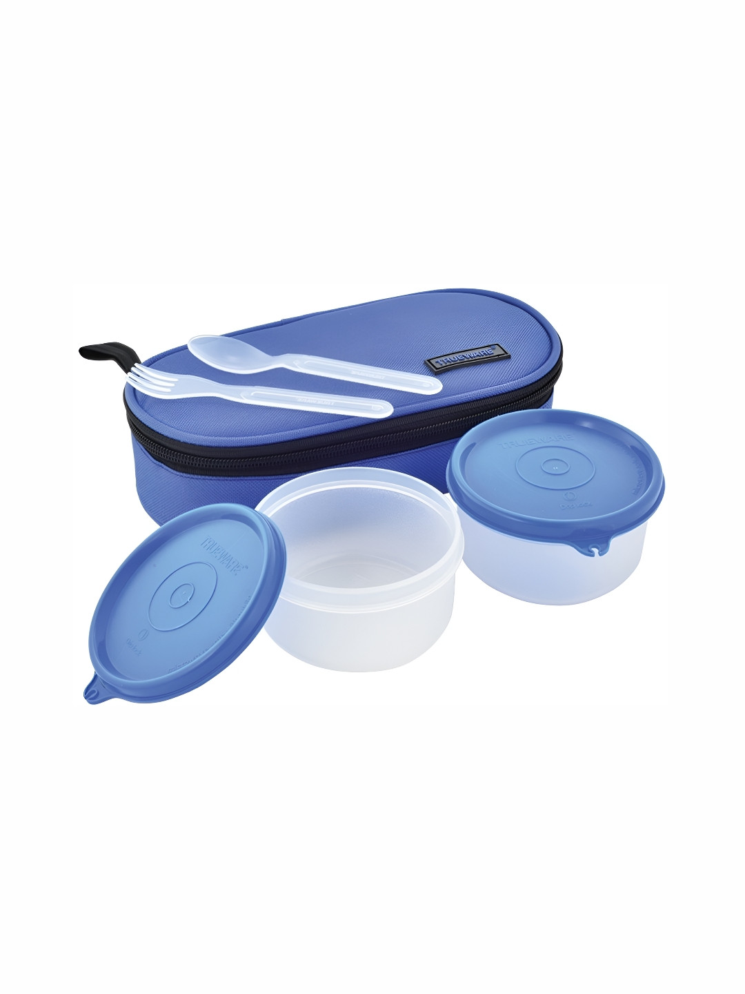 

Trueware Blue 2 Pieces Dishwasher Safe Lunch Box 600 ml