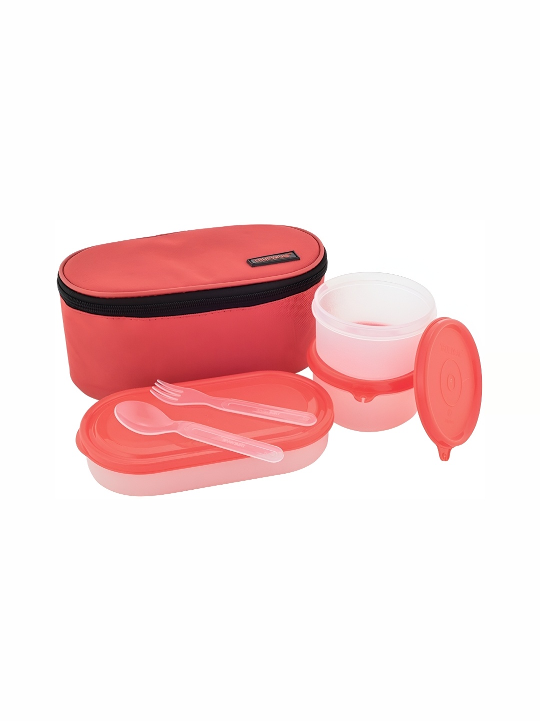 

Trueware Red Dishwasher Safe Lunch Box