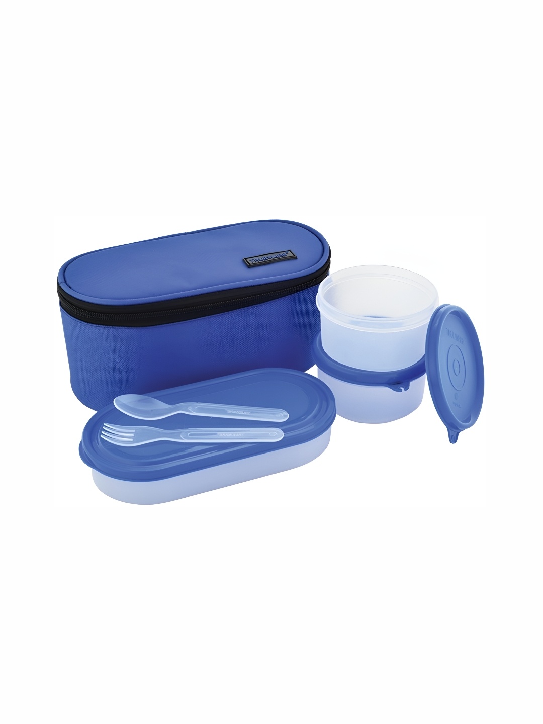

Trueware Blue 3 Pieces Dishwasher Safe Lunch Box 1.1 L