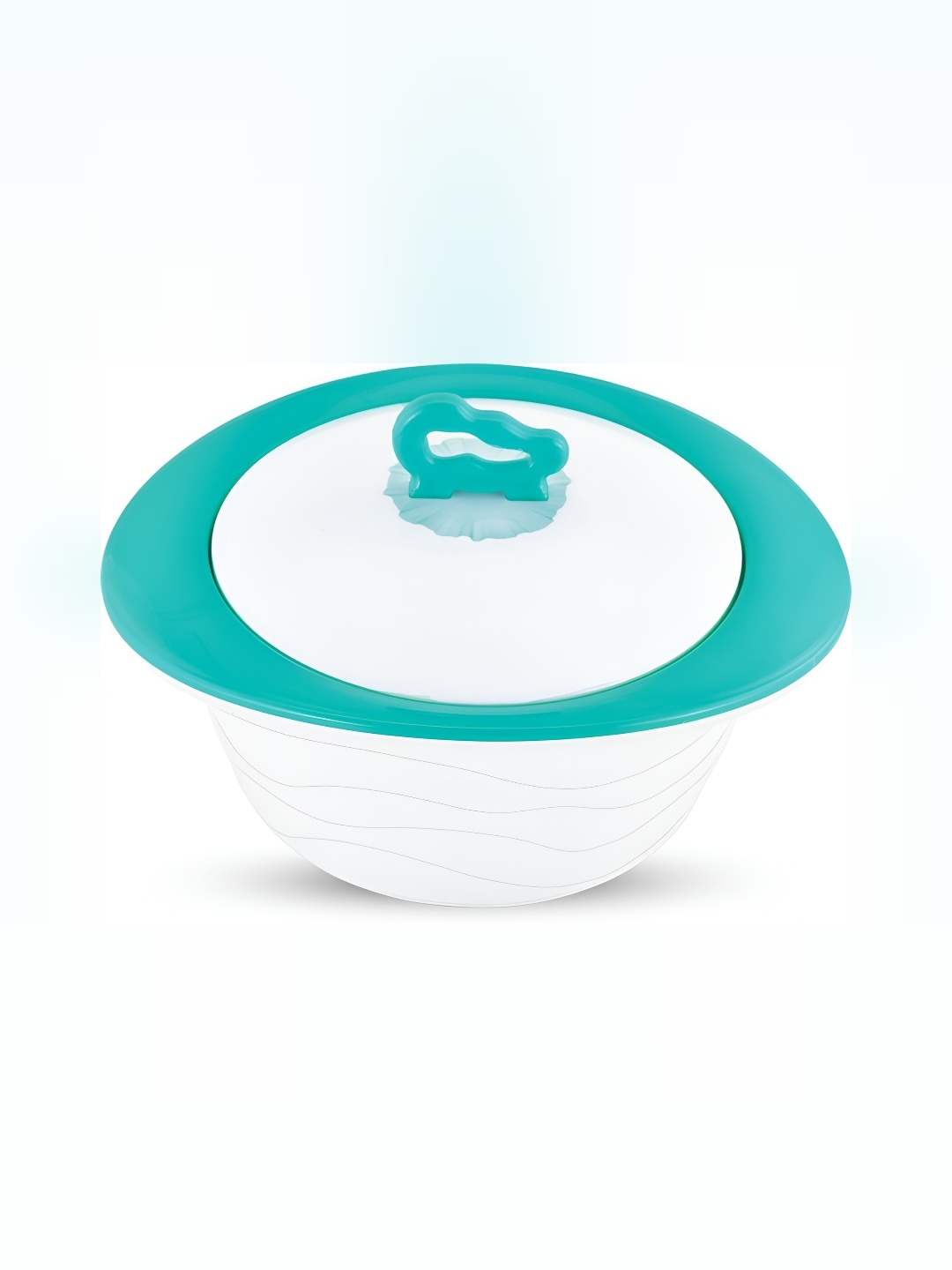 

Trueware White & Blue Dishwasher Safe Casserole 2L
