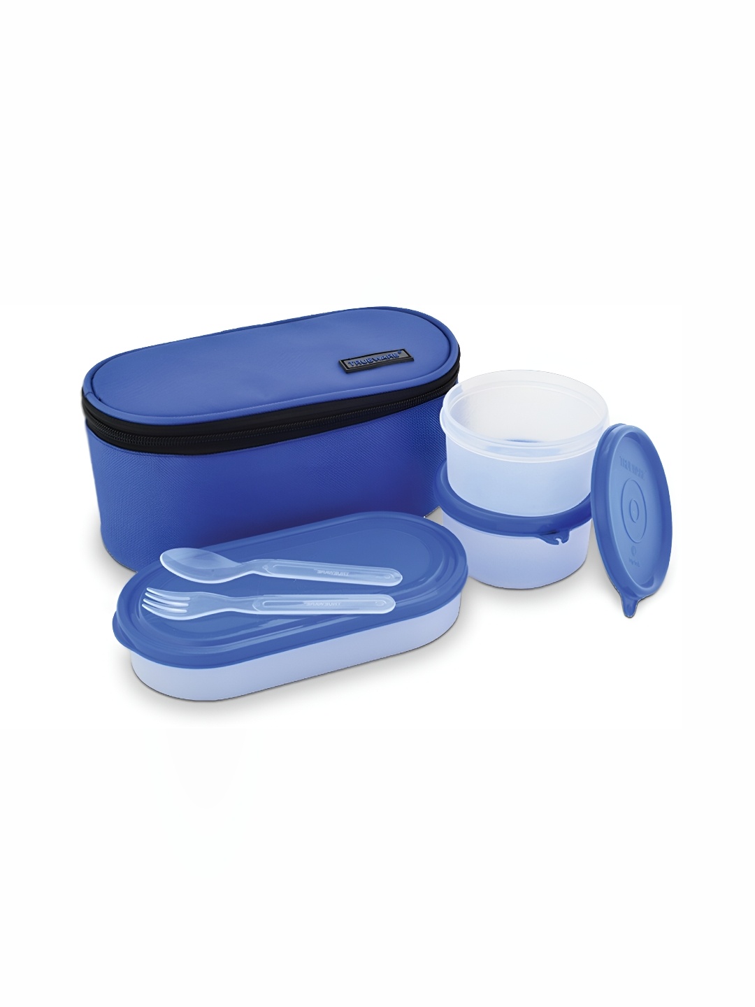 

Trueware Blue 3 Pieces Dishwasher Safe Lunch Box