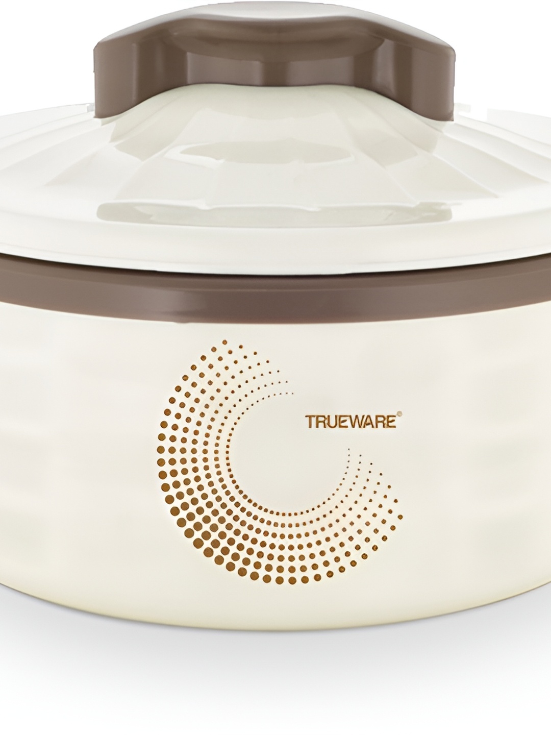 

Trueware White & Brown Dishwasher Matte Casserole