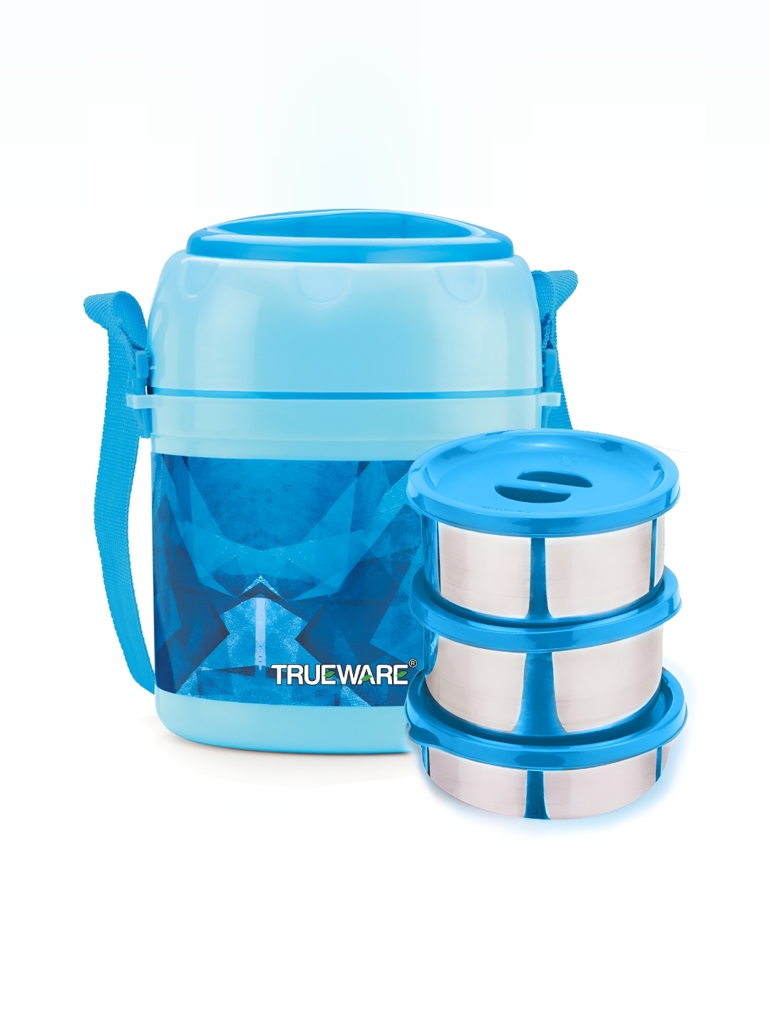 

Trueware Turquoise Blue Dishwasher Safe Lunch Box 800ml