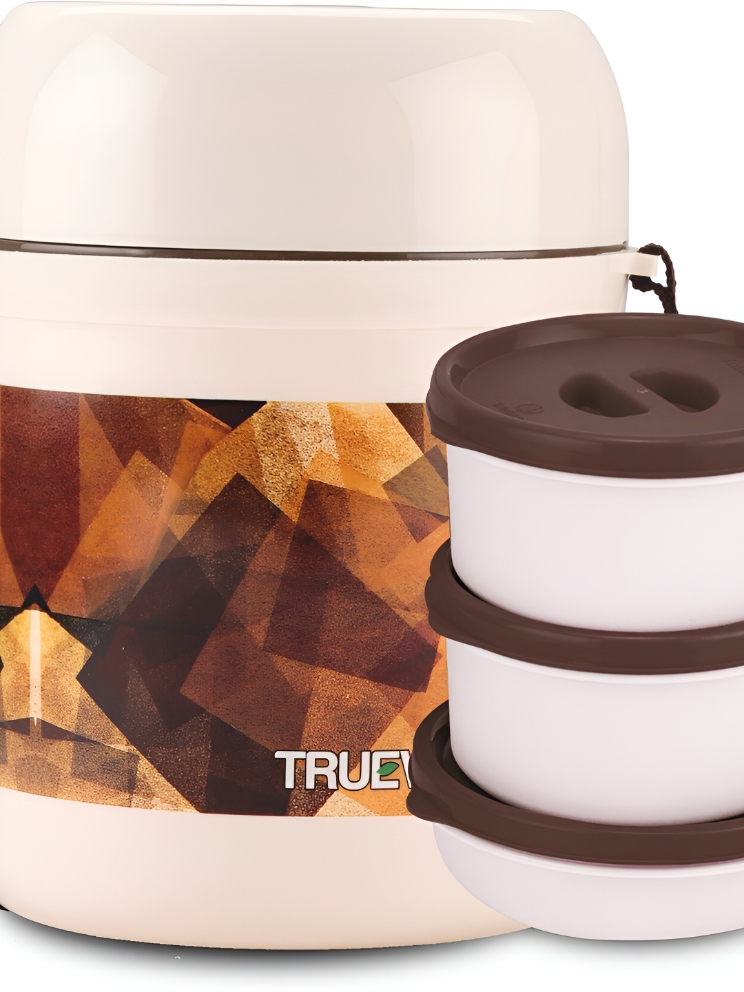 

Trueware Brown & Beige Dishwasher Safe Lunch Box